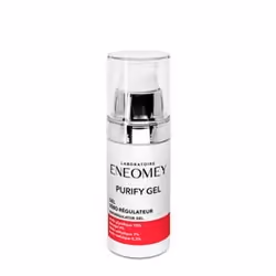 Gel sébo-régulateur Purify Gel des Laboratoires Eneomey, élimine les impuretés, réduit la production de sébum et les imperfec ...