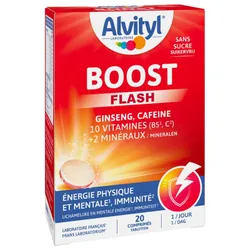 Alvityl Boost Ginseng et Caféine 20 Comprimés Effervescents