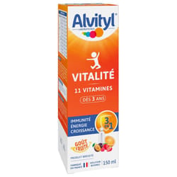 Alvityl Vitalité Solution Buvable 11 Vitamines 150 ml