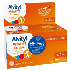 Alvityl Vitalité 30 Comprimés à Croquer