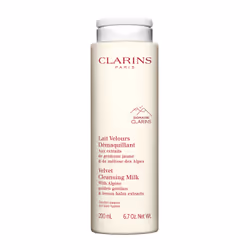 Clarins Lait Démaquillant Velours Aux, Lait nettoyant, Femmes, Tous types de peau, Nettoyant, Bouteille, AQUA/WATER/EAU. DICA ...