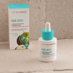 Clarins PURE-RESET sérum peau neuve imperfections - Peaux jeunes - Rééquilibrant et anti-imperfections 30ml