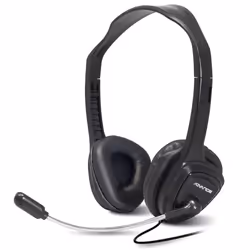 ADVANCE MIC-S765, Avec fil, 20 - 20000 Hz, Bureau/Centre d'appels, 180 g, Casque, Noir