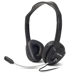 ADVANCE MIC-S765 écouteur/casque Avec fil Arceau Bureau/Centre d'appels Noir