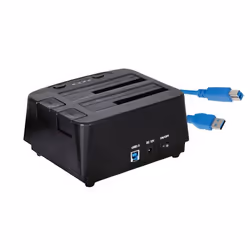 ADVANCE BX-D3002U3 Station d'accueil de disques de stockage USB 2.0 Type-B Noir