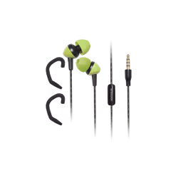 Ecouteurs intra-auriculaires -Couleurs des embouts : vert -Tailles des embouts : S, M et L Niveau de pression sonore : (SPL)  ...