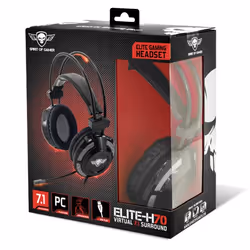 Spirit of Gamer ELITE-H70 Casque Avec fil Arceau Jouer Noir - Vue supplémentaire 8