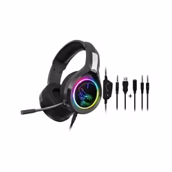 Spirit of Gamer PRO-H8 Casque Avec fil Arceau Jouer USB Type-A Noir