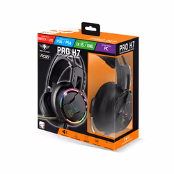 Spirit of Gamer PRO-H7 Casque Avec fil Arceau Jouer USB Type-A Noir - Vue supplémentaire 6