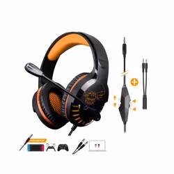 Spirit of Gamer PRO-H3 Casque Avec fil Arceau Jouer Noir, Orange