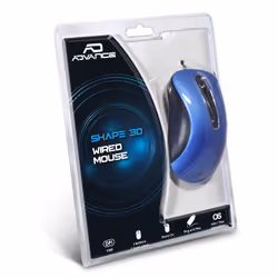 ADVANCE Shape 3D souris Ambidextre USB Type-A Optique 1000 DPI - Vue supplémentaire 4