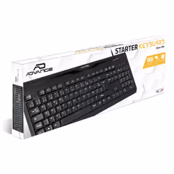 ADVANCE CLA-901U clavier USB AZERTY Français Noir - Vue supplémentaire 4