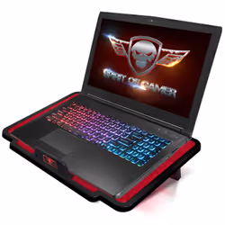 Spirit of Gamer Air Blade 100 système de refroidissement pour ordinateurs portables 15.6" 1000 tr/min Noir, Rouge - Vue supplémentaire 4