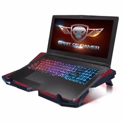 Spirit of Gamer SOG-VE500RE système de refroidissement pour ordinateurs portables 43,2 cm (17") 1200 tr/min Noir, Rouge