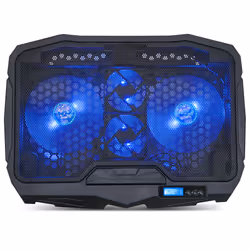 Spirit of Gamer Airblade 600 système de refroidissement pour ordinateurs portables 43,2 cm (17") 1500 tr/min Noir, Bleu - Vue supplémentaire 5