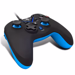 Spirit of Gamer SOG-WXGP accessoire de jeux vidéo Manette de jeu PC,Playstation 3 Analogique/Numérique USB Noir, Bleu