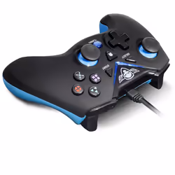 Spirit of Gamer SOG-WXGP accessoire de jeux vidéo Manette de jeu PC,Playstation 3 Analogique/Numérique USB Noir, Bleu - Vue supplémentaire 4