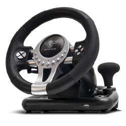 Spirit of Gamer Race Wheel Pro 2 Noir, Argent USB Volant + pédales Numérique PC, PlayStation 4, Playstation 3, Xbox One
