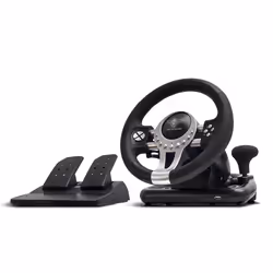 Spirit of Gamer Race Wheel Pro 2 Noir, Argent USB Volant + pédales Numérique PC, PlayStation 4, Playstation 3, Xbox One