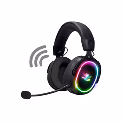 Spirit of Gamer XPERT H1200 WIRELESS, Avec fil &sans fil, Jouer, 20 - 20000 Hz, 385 g, Casque, Noir