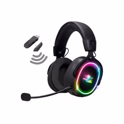 Spirit of Gamer XPERT H1200 WIRELESS Casque Avec fil &sans fil Arceau Jouer Bluetooth Noir