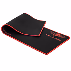 Spirit of Gamer Skull Spirit XXL Tapis de souris de jeu Noir, Rouge