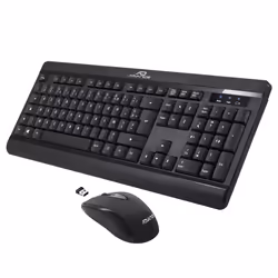 ADVANCE Silent Combo clavier RF sans fil QWERTY Français Noir