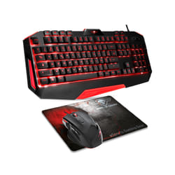 Spirit of Gamer Pro MK3 clavier Souris incluse USB AZERTY Noir