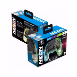 Spirit of Gamer Neon Bluetooth Transparent Manette de jeu Analogique PlayStation 4, Playstation 3