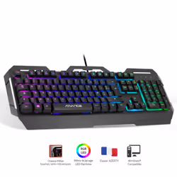 ADVANCE Gamer RGB GTA 250 clavier USB QZERTY Français Noir - Vue supplémentaire 6