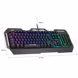 ADVANCE Gamer RGB GTA 250 clavier USB QZERTY Français Noir - Vue supplémentaire 7