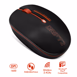 ADVANCE Drift 2 souris Ambidextre RF sans fil 1600 DPI - Vue supplémentaire 5