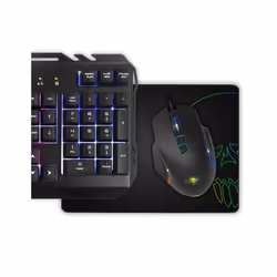 Spirit of Gamer PRO MK5 clavier Souris incluse USB AZERTY Français Noir