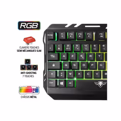 Spirit of Gamer PRO MKH5 clavier Souris incluse USB AZERTY Français Noir