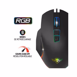 Spirit of Gamer PRO MKH5 clavier Souris incluse USB AZERTY Français Noir - Vue supplémentaire 4