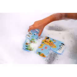 JANOD Bath Explorers Map Puzzle de bain Multicolore - Vue supplémentaire 3