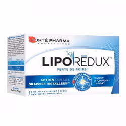 Forté Pharma Lipo Rédux 900 mg 56 Gélules est un complément alimentaire préconisé pour les personnes souhaitant contrôler leu ...