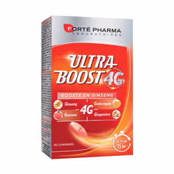 Forte pharma Ultra Boost 4G comprimés est un stimulant physique et mental à action rapide pour rester performant tout au long ...