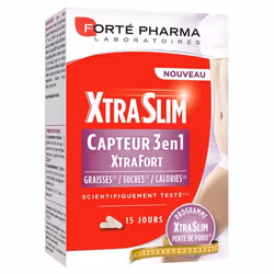 Forté Pharma XtraSlim Capteur 3 en 1 XtraFort 60 Gélules