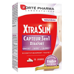 Forté Pharma XtraSlim Capteur 3 en 1 XtraFort 60 Gélules