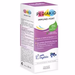 PEDIAKIDImmuno-FortRiche en cuivre et vitamine C qui participent à la fonction immunitaireAux extraits d'échinacée et baie d' ...