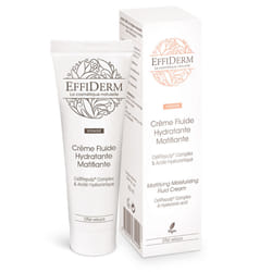EFFIDERM CREME FLUIDE HYDRATANTE MATIFIANTE, 50 ML