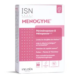 ISN MENOGYNE® PRÉ-MÉNOPAUSE ET MÉNOPAUSE 60 GÉLULES VÉGÉTALES