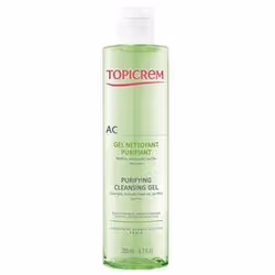 TOPICREMAc Gel nettoyantPurifiantPeaux mixtes à grassesPeaux grasses et sensiblesNettoie et purifieImpuretés, excès de sébum2 ...