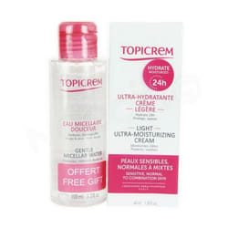 TOPICREM Crème Ultra Hydratante Visage Légère 40ml