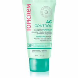 Votre meilleur allié contre les brillances, les pores visibles et les imperfections de la peau. Le masque purifiant Topicrem  ...