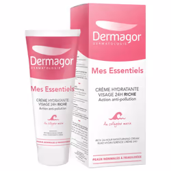 Dermagor Mes Essentiels Crème Hydratante Visage 24H Riche 40 ml