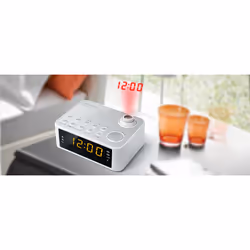 Muse M-178 PW Horloge Numérique Argent, Blanc - Vue supplémentaire 2