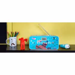 Muse M-29KB Système stéréo portable Numérique 1 W FM, MW, PLL Multicolore Lecture de MP3
