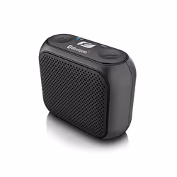 Muse M-312 BT, 1.0 canaux, 2 W, Avec fil &sans fil, 10 m, Noir, Cube